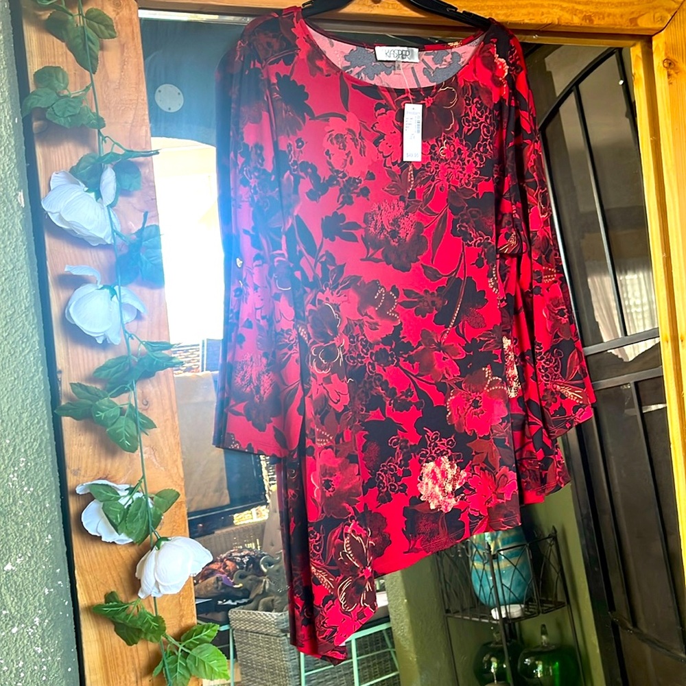 Kasper floral Blouse
